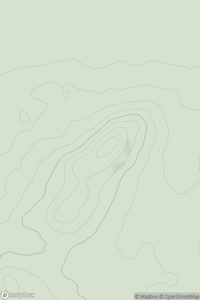 Thumbnail image for Bryniau [Llandudno to Wrexham] [SH787806] showing contour plot for surrounding peak